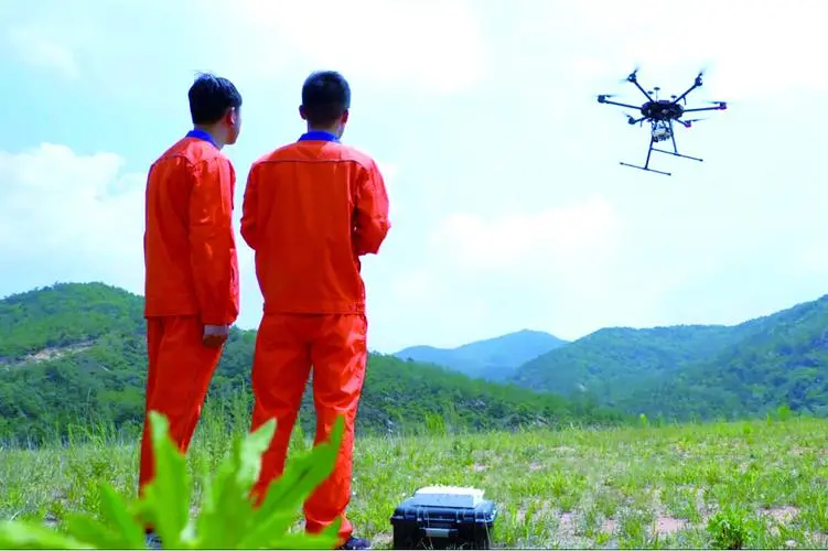 张港镇无人机倾斜摄影巡检拍摄